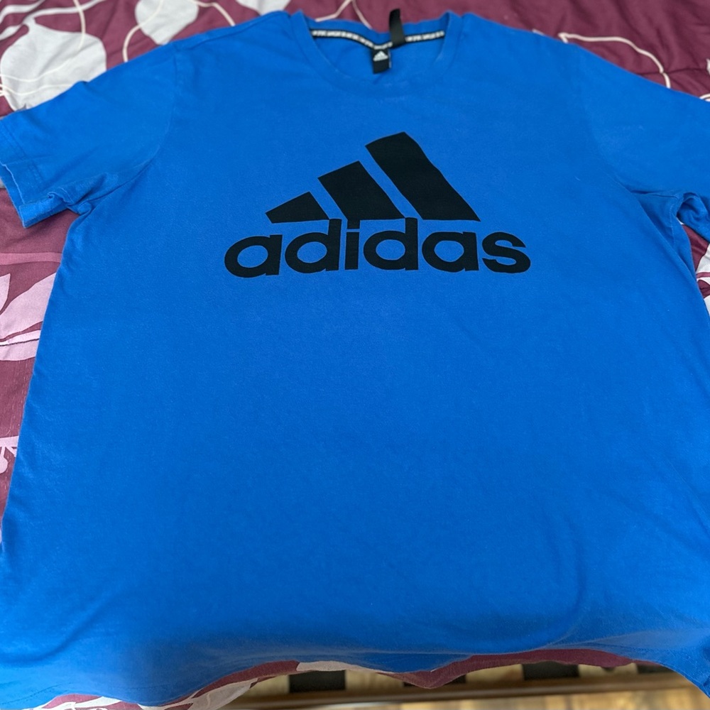 Royal blue Adidas shirt size XL